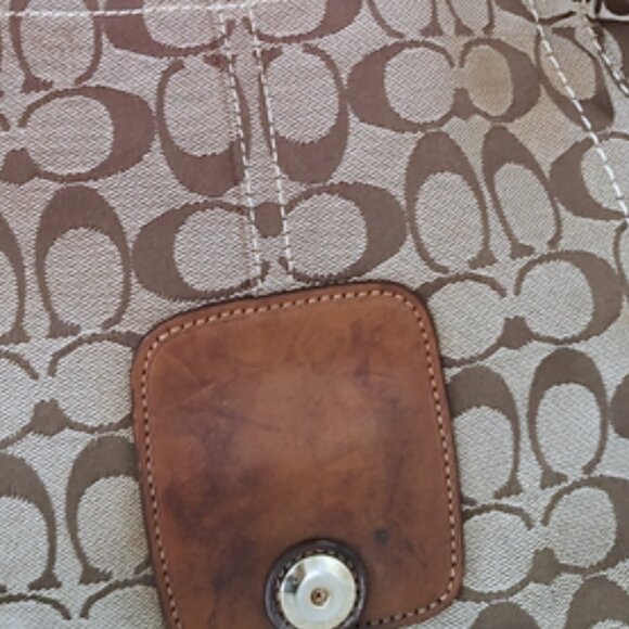 Coach Bleecker Legacy Signature C Shoulder Bag 2007 style 11434 - Picture 7 of 13